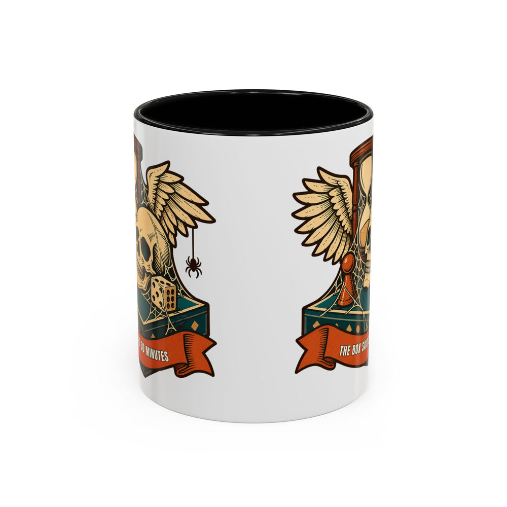 The Box Said 30 Minutes Mug, Funny Board Game Coffee Mug for Long Game Nights