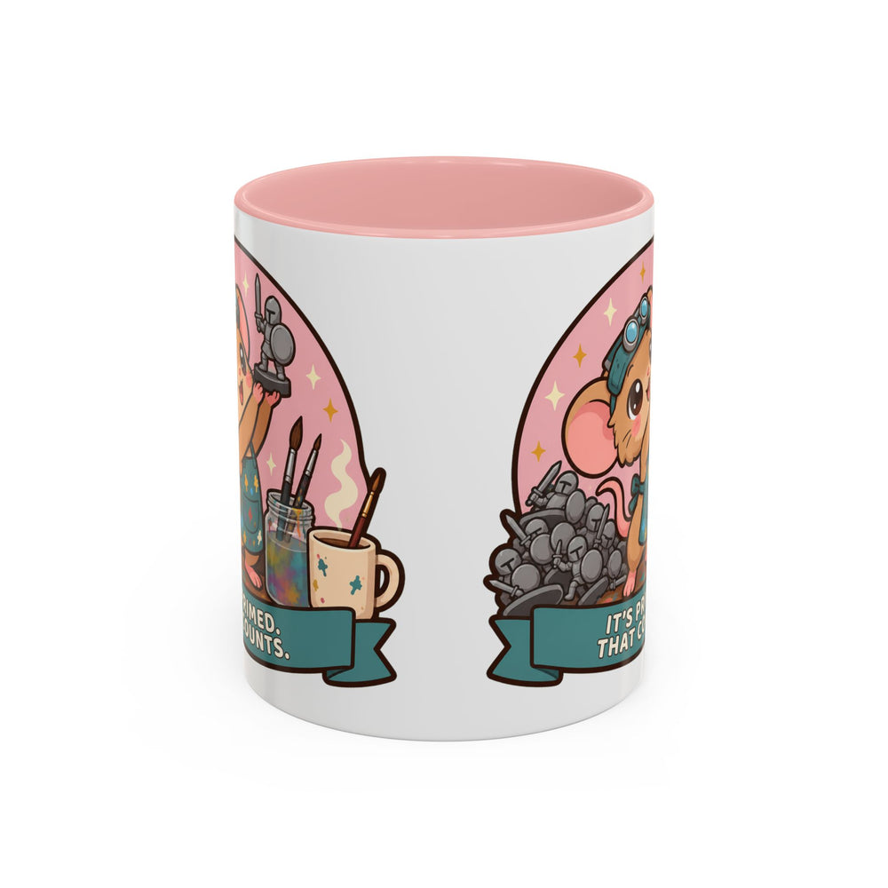 It's Primed. That Counts. Mug, Mini Painter Coffee Mug, Cute Miniature Painting Gift