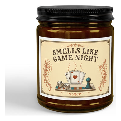 Smells Like Game Night Candle, Cozy Board Game Night Gift